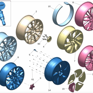 8888640504 深灰配重块 60GR 适用极氪7x