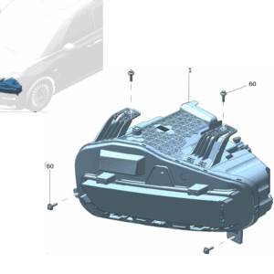 8889335761 8889335759 前大灯 右 前大灯 左适用于极氪009