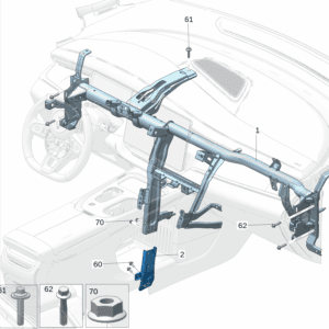 8889413799 	仪表板横梁 适用于极氪009