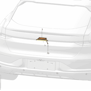 8889469002 尾门软把手适用于极氪001 - 杰联莱