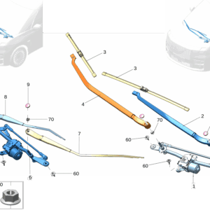 8889551891 前雨刮电机适用于极氪009