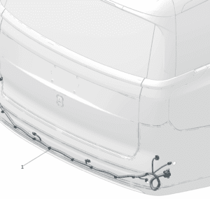 8889553407  后保险杠线束 适用于极氪009