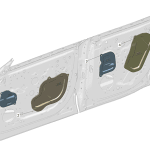 8889648938 前门防水膜 左 适用于极氪7x