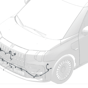 8889783412  前保险杠线束 适用于极氪009