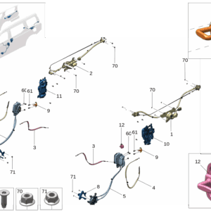 8890274884 8891786865 滑移门电驱动系统 左 滑移门电驱动系统 右适用极氪009