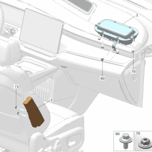 8890586338 	乘客侧安全气囊 适用于极氪009