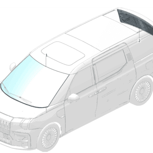 8890588907  8889343944 前风挡玻璃  后风挡玻璃 适用于极氪001