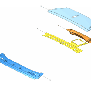 8890597449C15 顶盖后外板适用于极氪001 - 杰联莱