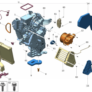 8890870572 后空调主机适用于极氪009