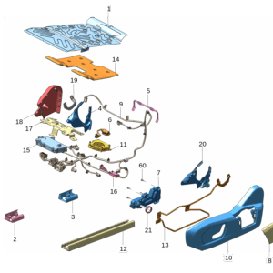 8890921460 加热垫 适用于极氪001 - 杰联莱