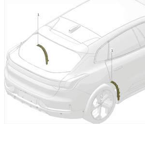 8890924187 8890924179 后轮眉 适用于极氪001 - 杰联莱