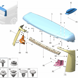 8891082949A15 扰流板适用于极氪009