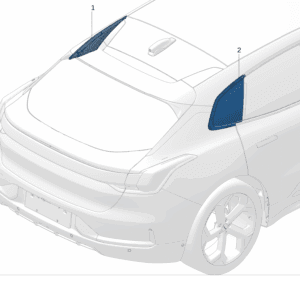 8891303630B03 8891303632B03 后角窗玻璃 适用于极氪001 - 杰联莱