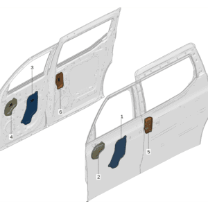 8891406455  前门防水膜 左 适用于极氪009