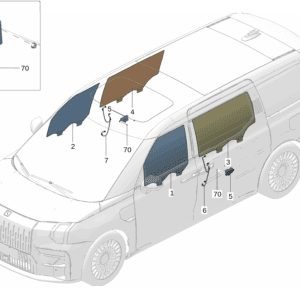 8891554949  8891554951  8893551781 8893551813 	前门玻璃 后车门玻璃适用于极氪009