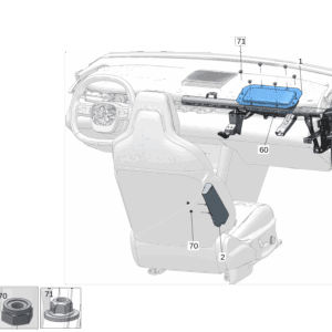 8891822189 乘客侧安全气囊 适用于极氪X