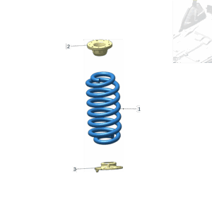 8891912894 后弹簧 适用于极氪X - 杰联莱