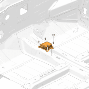 8891944733 安全气囊控制模块（SRS） 适用于极氪001