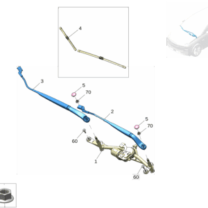 8892111431  前雨刮电机 适用于极氪x