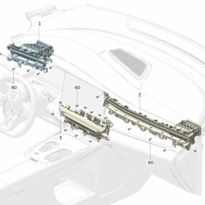 8892199059DA1 出风口 左 适用于极氪009