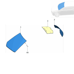 8892304131   前风挡玻璃 适用于极氪X
