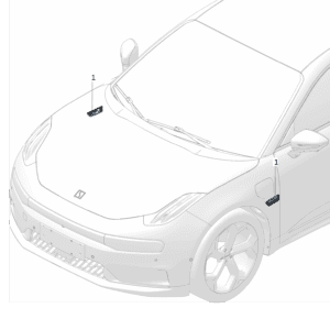 8892451944B03/8892451815B03 翼子板装饰件极氪001 - 杰联莱