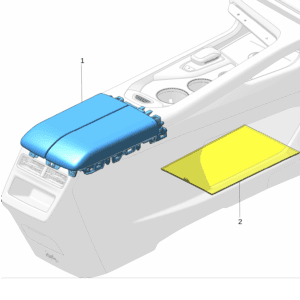 8892470541GA8 副仪表台扶手适用于极氪001