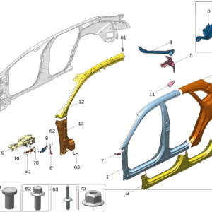 8892480603C15 侧围外板前部适用于极氪001 - 杰联莱