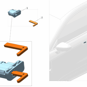 8892500122 成套锁适用于极氪001 - 杰联莱