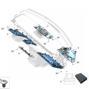 8892670885BA0 	驾驶员侧挡脚板 左  适用于极氪X