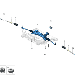8892821496 转向器带横拉杆总成 适用于极氪X - 杰联莱