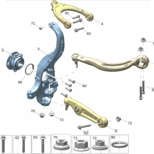 8892847032 轮毂轴承 适用于极氪7x