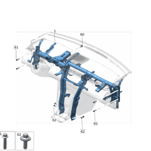 8892931453 仪表板横梁 适用于极氪X
