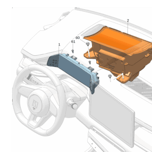 8892960714BA0 驾驶信息显示（DIS）适用于极氪001 - 杰联莱