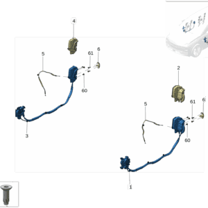 8893167742  前门锁 左 适用于极氪X