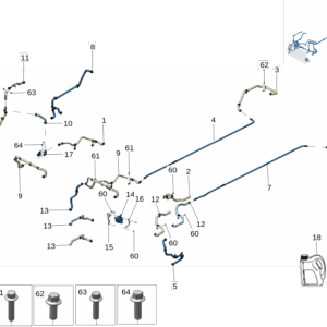 8893168181 电机出水管 适用于极氪X - 杰联莱
