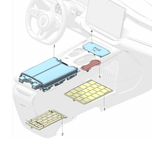 8893442729LA2 副仪表台扶手 适用于极氪009