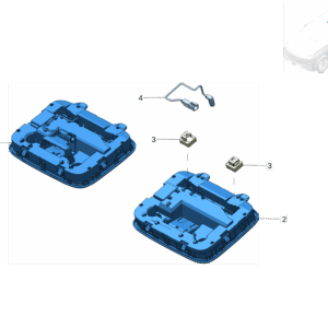 8893551547GA8 车顶控制台（OHC） 适用于极氪X