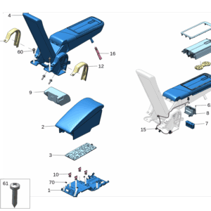 8893552788  储物盒安装支架 适用于极氪X