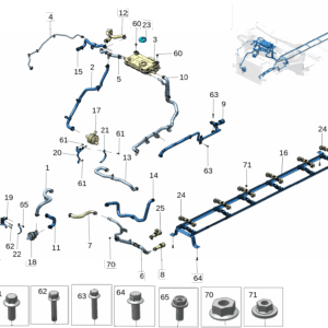 8893645268 电加热进水管 适用于极氪X - 杰联莱