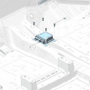 8894119557 安全气囊控制模块（SRS） 适用于极氪009