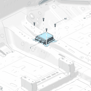 8894119557 安全气囊控制模块（SRS） 适用于极氪009