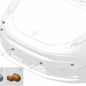 8894224164A15 泊车辅助传感器 L型适用于极氪001