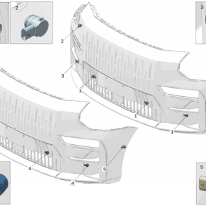 8894224164S02  泊车辅助传感器  适用于极氪009