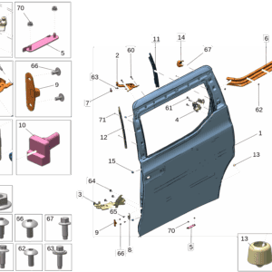 8894236806C15 8894235742C15 滑移门 左 	滑移门 右适用于极氪009