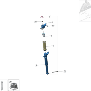 8894239666 后减震器总成 右 适用于极氪X - 杰联莱