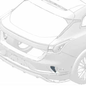 8894240687 	后回复反射器 右 适用于极氪7x