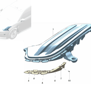 8894419614 辅助照明灯 右 适用于极氪7x