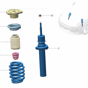 8894582782 前减震器 适用于极氪7x