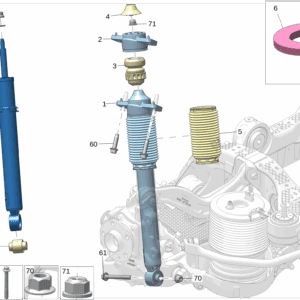 8894582942 后减震器总成 左 极氪7x